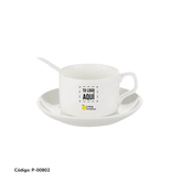Taza, Plato y Cucharilla - Lemon Creativo
